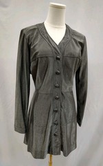 60’s Vintage Dress Stephen O’Grady GO GO Mod Silver Lurex Sparkle Mini Retro M/L