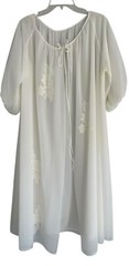 Vanity Fair Peignoir Set Bridal Trousseau Wedding Night Lingerie Vtg Sz 32 Read