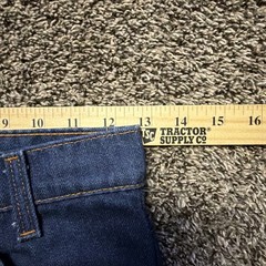 Vintage 80s Levi’s 718 Student Orange Tab Jeans 25×31 Made in USA 85