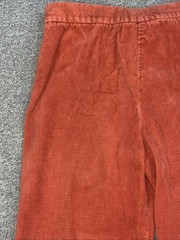 Vtg 60/70s RT Jr’s Red 15″ Bell Bottoms Snap/Button Waist