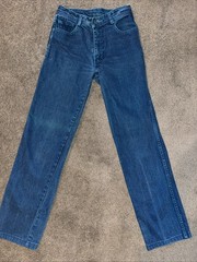 Vintage Alessio Rare Beautiful Blue Color 80s Jeans Size 29.