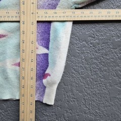 Vtg 80s Antonella Ore Italy Handmade Abstract Mohair Sweater Women’s M