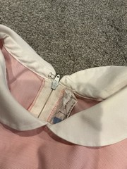 Vintage Snowhite Milwaukee Nurse Top dress Uniform Pink/White