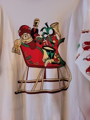 New Vintage The Eagles Eye The Night Before Christmas pajamas size M NOS W/ TAGS