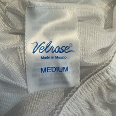 NWOT Velrose Petti Pants Sz M Short Sleep Slip Pants Lace Trim Pantaloon Snip It