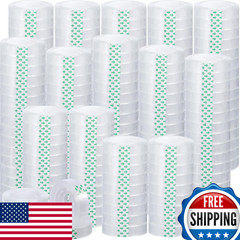Jetec 200 Rolls Clear Tape Bulk Transparent Invisible Tape Refills 1/2 x 1260 In