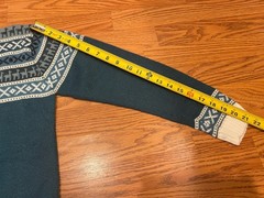 Vintage Alpaca Pullover Sweater – Made in Peru – Size M – Unisex