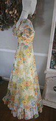 Vintage 1970s Floral Maxi