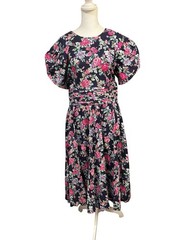 Late 80’s Early 90s Positive Attitude Floral Dress