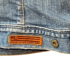 Vintage Polo Jeans Co Ralph Lauren Denim Jacket Medium Lydia Light Wash Y2K