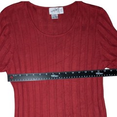 1950s Vintage Jacqueline Ferrar Silk Ribbed Sweater, Size L