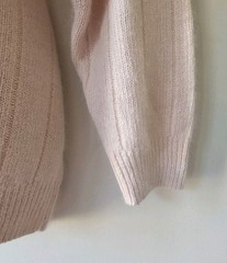 VENEZIA Vintage 80′ Silk Angora Blend Pearl Buttons Henley Sweater. Size 22/24