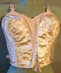 Triumph Bodice Corset Satin Natural Fibre Original Vintage 1950s Fundus