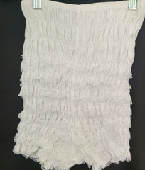 Vintage Malco Modes Smocked Lace Ruffle Bloomers Shorts N29 White S/XS USA Made