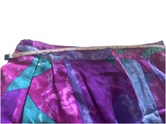 80s Vtg Pleated Skirt By Anne Crimmins For Umi Collections Colorful Y2K Sz M