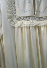 Vtg SHADOWLINE Nursing Nightgown, Embroidery, Lace NOS w/Tags S/M 80’s