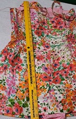 Deadstock Vintage 1960s Floral Swim Romper Print Playsuit Gabar Swimwear 20