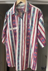 Vintage “Center Aisle Plus” 80’s Or 90’s Southwestern, Navaho Shirt, Size 44/24W