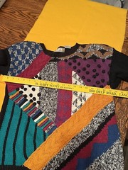 M.T. S. Mass Transit Sports Women’s Medium Vintage Sweatet Pullover Y2K Colorful