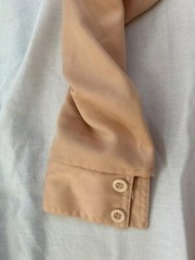 VINTAGE 70s Blazer Skirt SET Size XS/Small Stretch Pockets Peachy Pink Amazing!