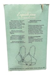 36 C VTG 70s NOS Exquisite Form BRA FUL-LY Seamless Cup P520 For Fully Figured