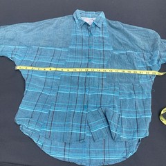 Vintage 90’s Distressed Women’s M Button Up Fixation ARI