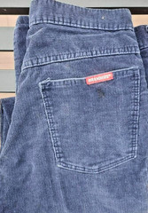 Vintage Wrangler Branders Corduroy Pants Womens 30×28 Blue Straight Leg 90s