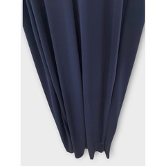 All That Jazz Maxi Dress M Navy Blue Butterfly Straps 90s