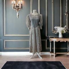 Vtg Cottage Core Dress by Amsel Moden. New with Tag. NOS. Excellent Condition.