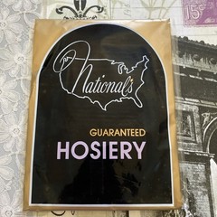 National Hosiery NIP Women Sz B ( Estim. M) “Wood Beige” Flat Tummy Pantyhose