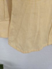 K-mart Vintage 70s Womens Yellow Button Up Dead Stock