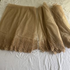 Vintage N.O.S. Lace Victorian Dress Trim Flounce Skirt