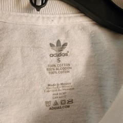 Adidas Small T Shirt Vintage 70s Blue White A10