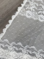 Vtg 70’s Country Elegance California Size 10 Wedding Dress Ivory Lace