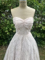Vintage 1950 Pretty in Pink Prom Dress