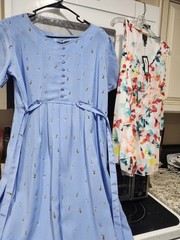 Lot 3 Sz 14W KsL RK Dress Blue Pink Flowers Purple, Ruffle Top 1 Nwts L