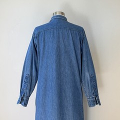 80s Ralph Lauren Polo Denim Dress/Duster Made in USA Size 8
