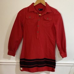 Vintage Ralph Lauren Polo Flannel Shirt Womens 14 Hudson Camp Blanket 1/2 Button