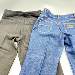 VTG Lot of 2 70’s Women’s 1970s P.S. Gitano Jeans High Rise Dark Wash Sz 14-NOS