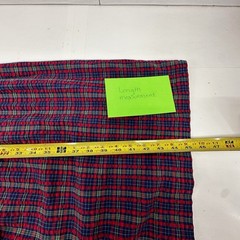 VTG CST Sport Babydoll Dress Plaid Cottagecore Grunge Side Pockets Plus 2X READ