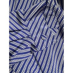 Vintage Evan Picone Size 12 (vintage size) Blue White Wrap Blouse Long Sleeve
