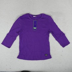 Vintage Todd Oldham Top Women Size M Purple Holiday Sexy Barney Long Sleeve