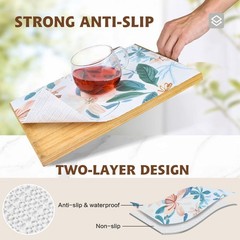 Shelf Liners for Kitchen Cabinets 17in x 20FT, Non Adhesive Drawer Liner Colored
