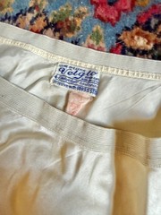 Lot of 3 Vintage 1930s Silk Satin Lace Hand Sewn Tap Shorts 1920s Size M