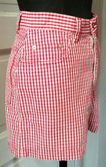 90’s No. 4 EXPRESS JEANS Red Check Old School Shorts 5 / 6