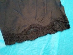 Slip Shorts Pettipants Knickers Illusion Nylon M Black