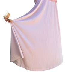 Vintage Eve of MIlady Lavender 70s 80s Satin Lace Cover Prom Bridesmaid Dress Si
