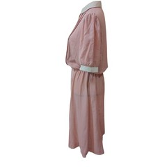 1970s Sears Fashion Place Pink Dress Size 14 W/Collar Career Church Vintage #L12