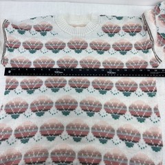 VTG Grandmacore Retro Knit Hot Air Balloon Sweater Eclectic Retro Cottagecore