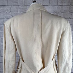 Vintage 80s Byblos Capriccio Linen Blazer Women’s Medium Suit Jacket Italy